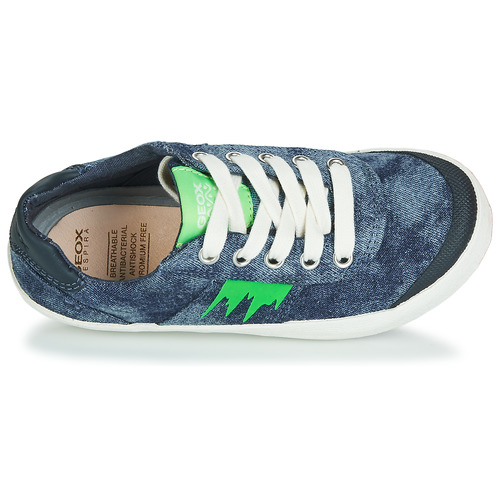 Geox - J KILWI BOY - Bleu / Vert