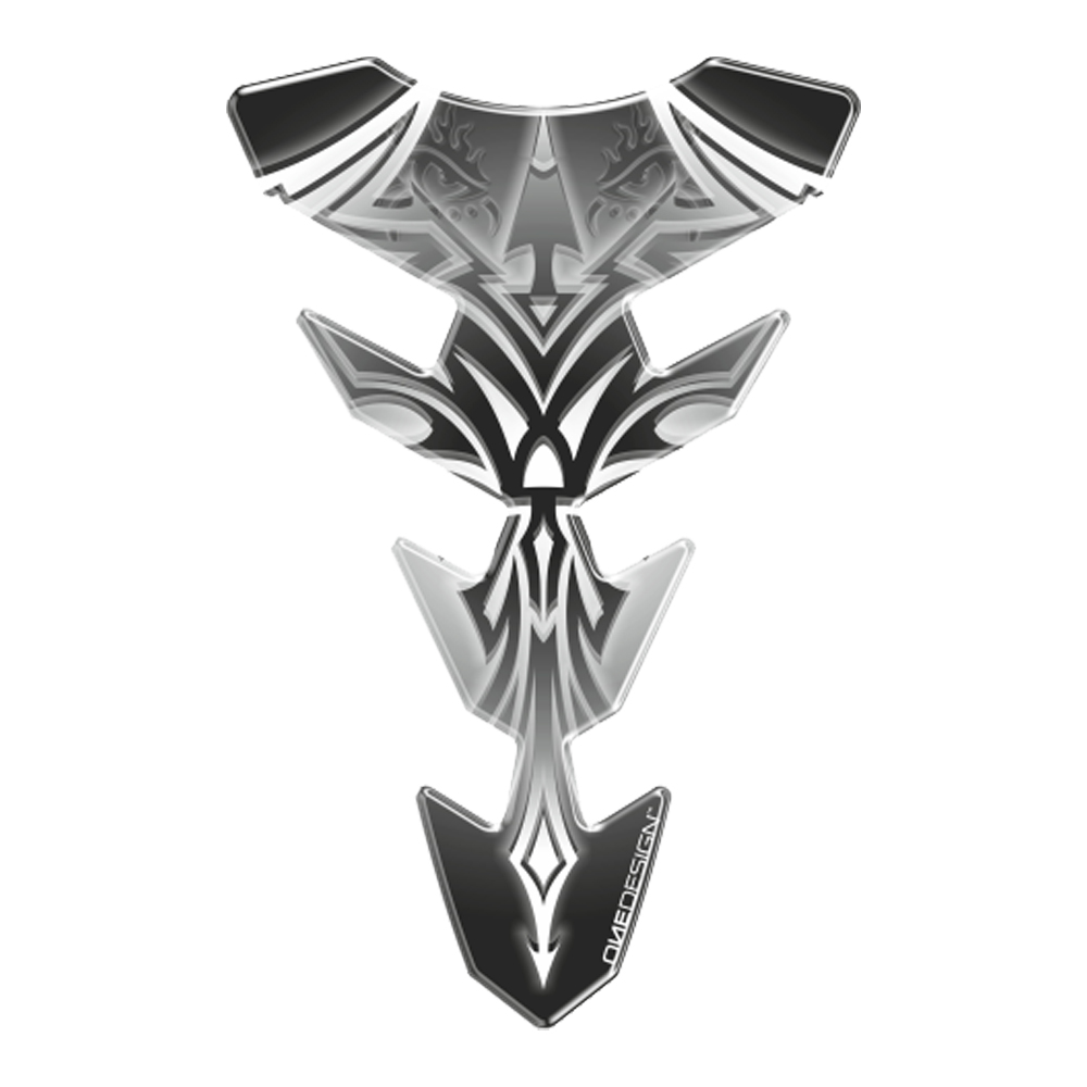 Print - Protège réservoir CG Tribal Noir / Blanc