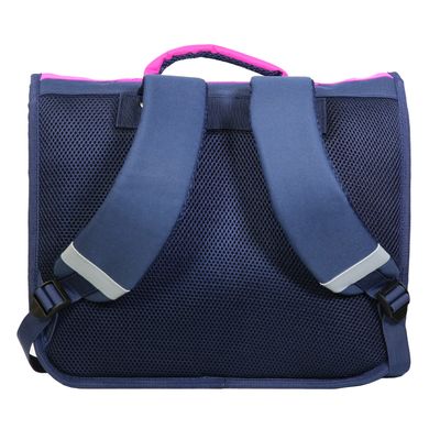 Cartable Poivre Blanc 38 cm - 2 compartiments - bleu - Bagtrotter