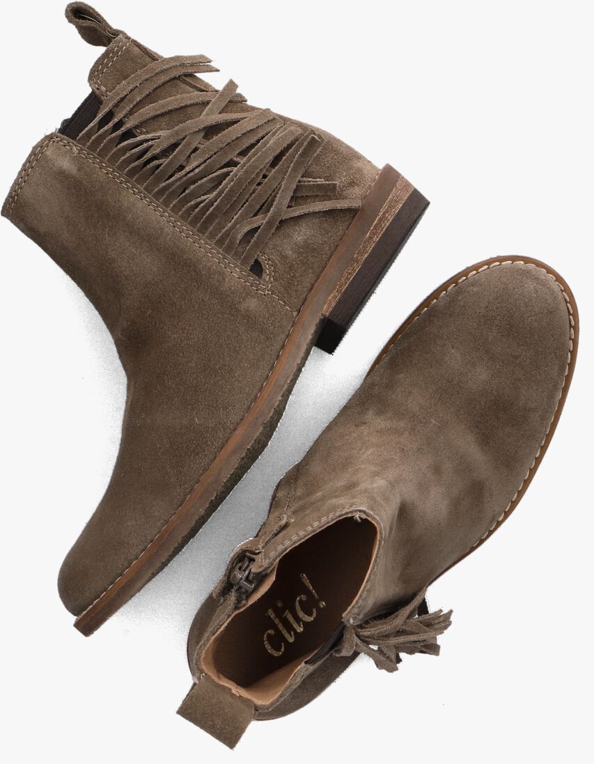 CLIC! taupe clic! chelsea boots 20602