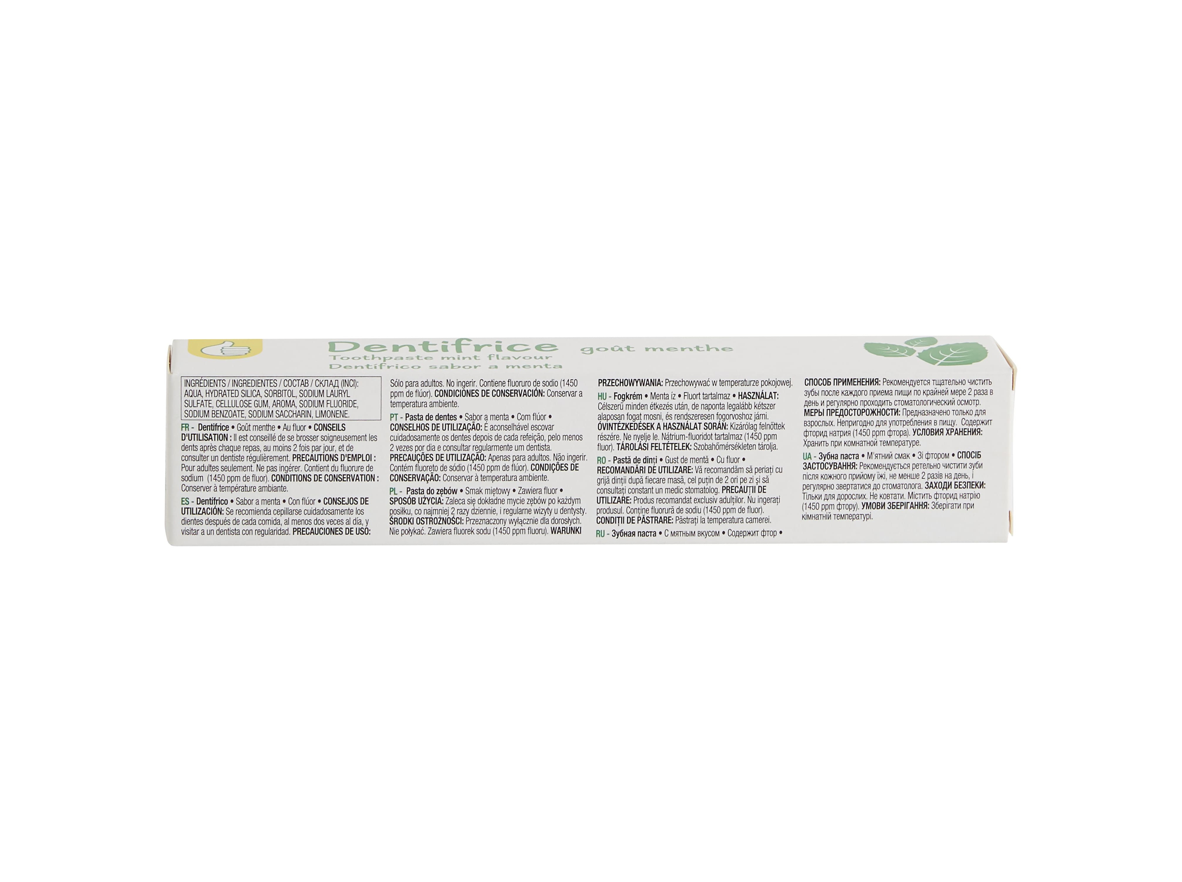 PASTA DENTÍFRICA POLEGAR MENTOL 75ML