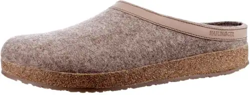 Haflinger beige 713001 M - maat 48 pantoffel beige - maat 48 Calandschoen