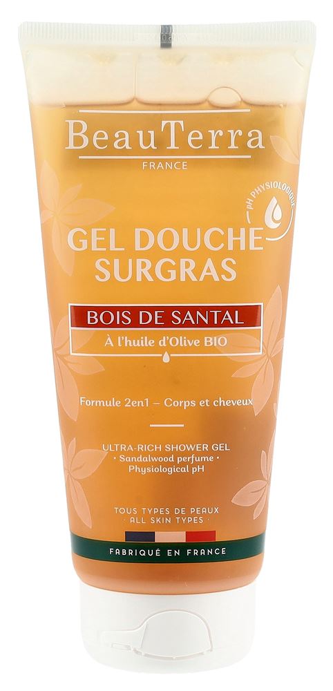 BEAUTERRA Duschgel Gel reichhaltig Sandelholz Tb 200 ml