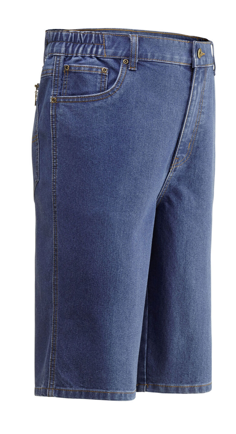 Jeans-Bermudas mit Dehnbundeinsätzen in 3 Farben