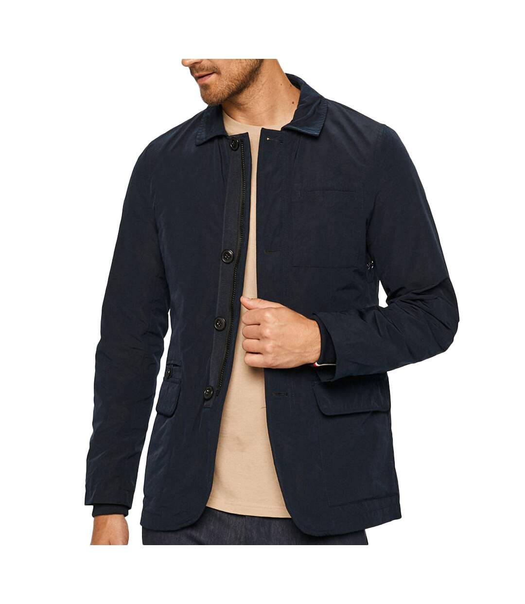 Veste Marine Homme Tommy Hilfiger Memory Nylon