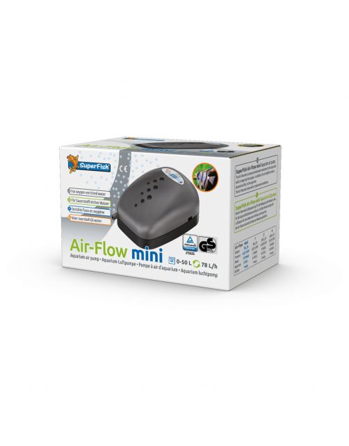 Superfish Airflow Mini - Beluchting - 13 cm Grijs 76 l\/h