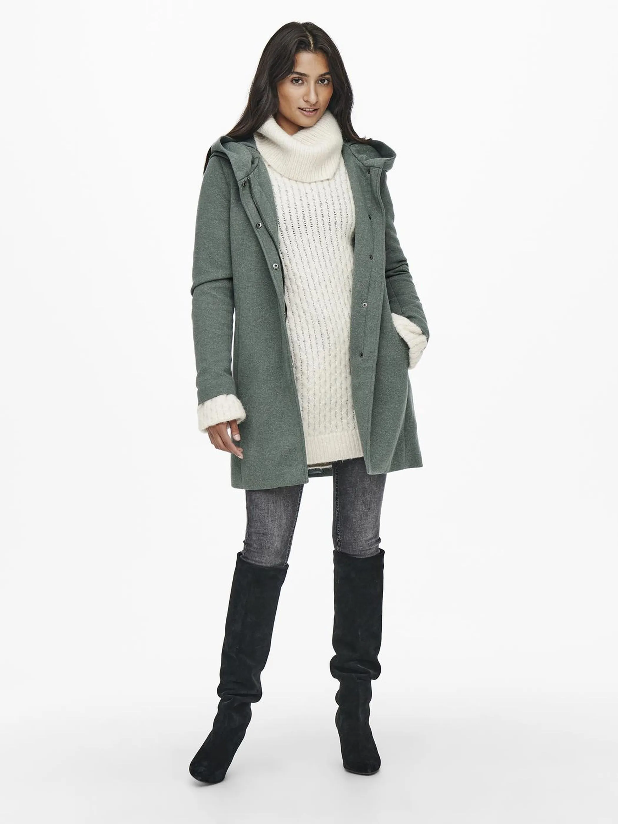 Only ONLSEDONA LIGHT COAT Kapuzenjacke