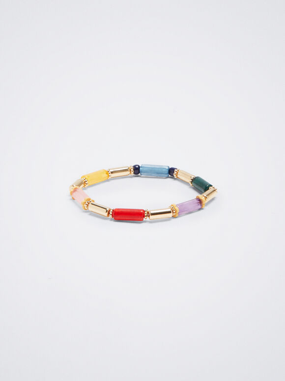 Pulseira elástica multicolorida - Multicolorida