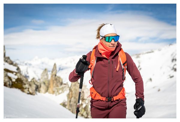 Veste Softshell Femme AYAQ Raven Red Sienna Rouge