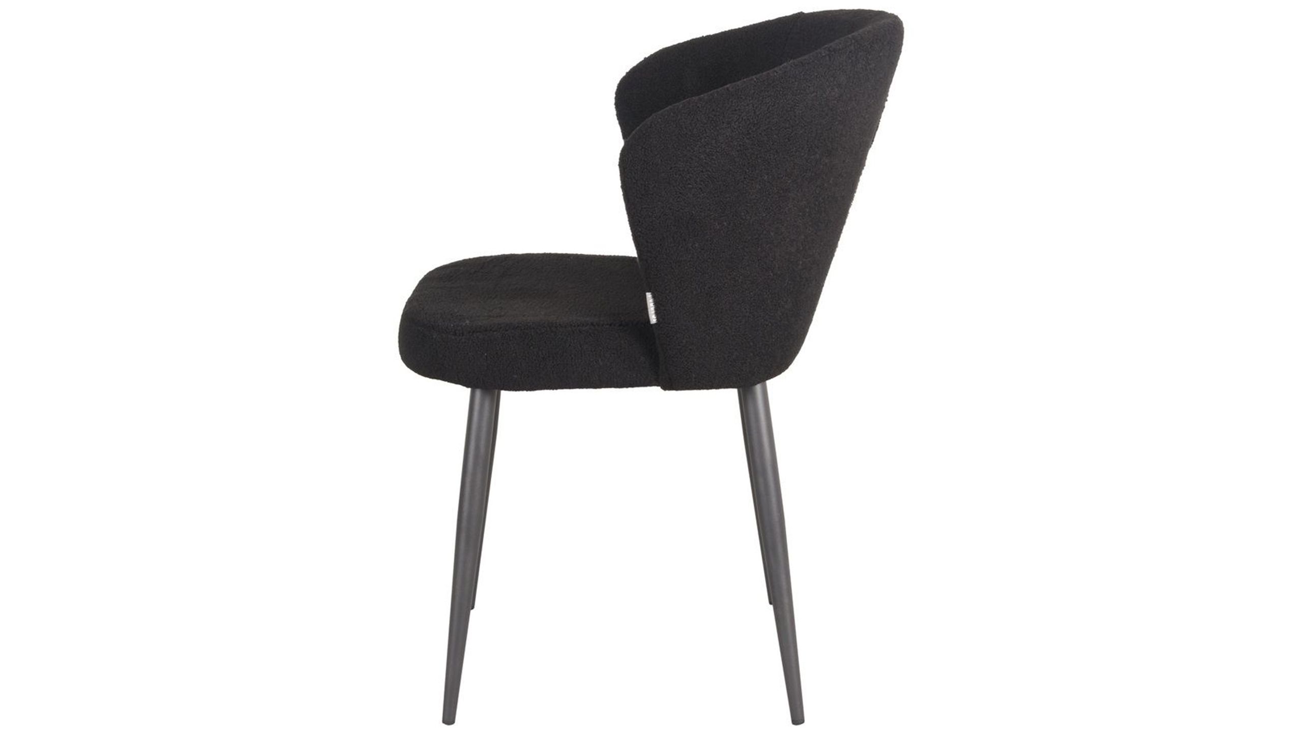 Eetkamerstoel Zwart IH-50.178 Whirl B58 x D85 x H85 cm