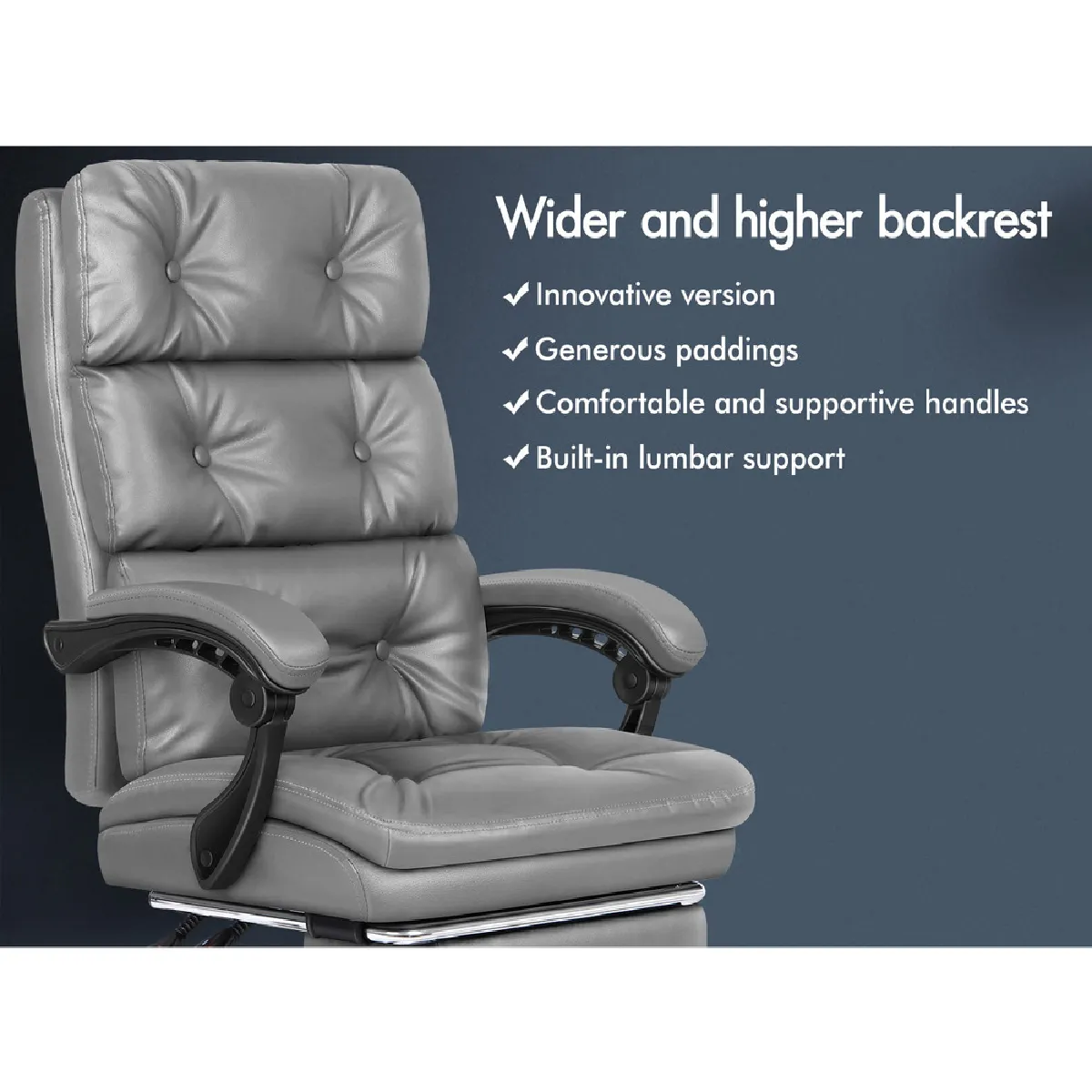 Chaise de Bureau Alfordson - Gris