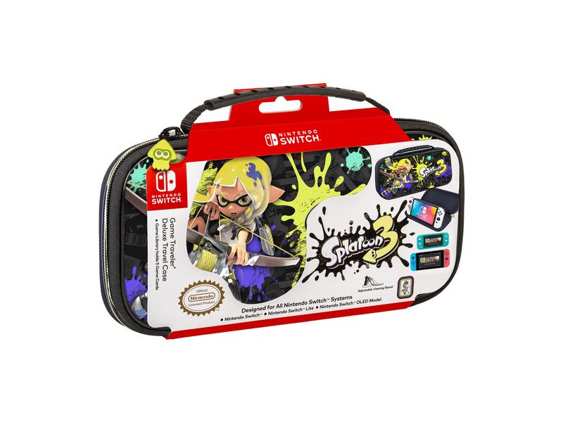 Big Ben Interactive Game Traveler Deluxe Travel Case - Spla Transporttasche mit Aufbewahrungsboxen für die Switch