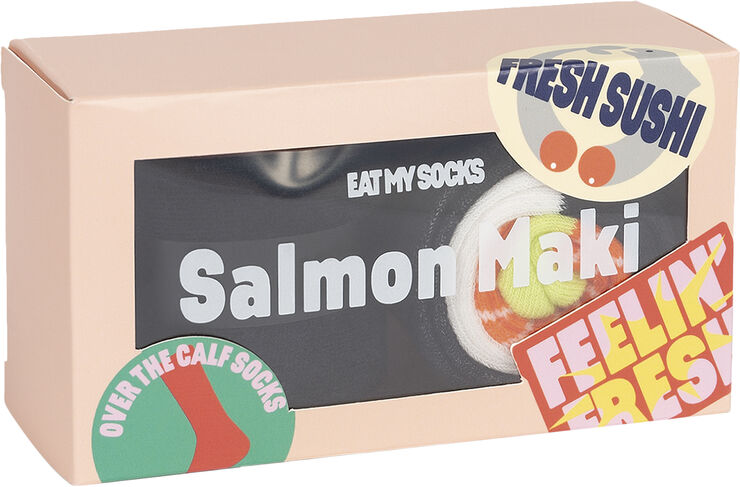 Eat My Socks Strømper - Salmon Maki Multi