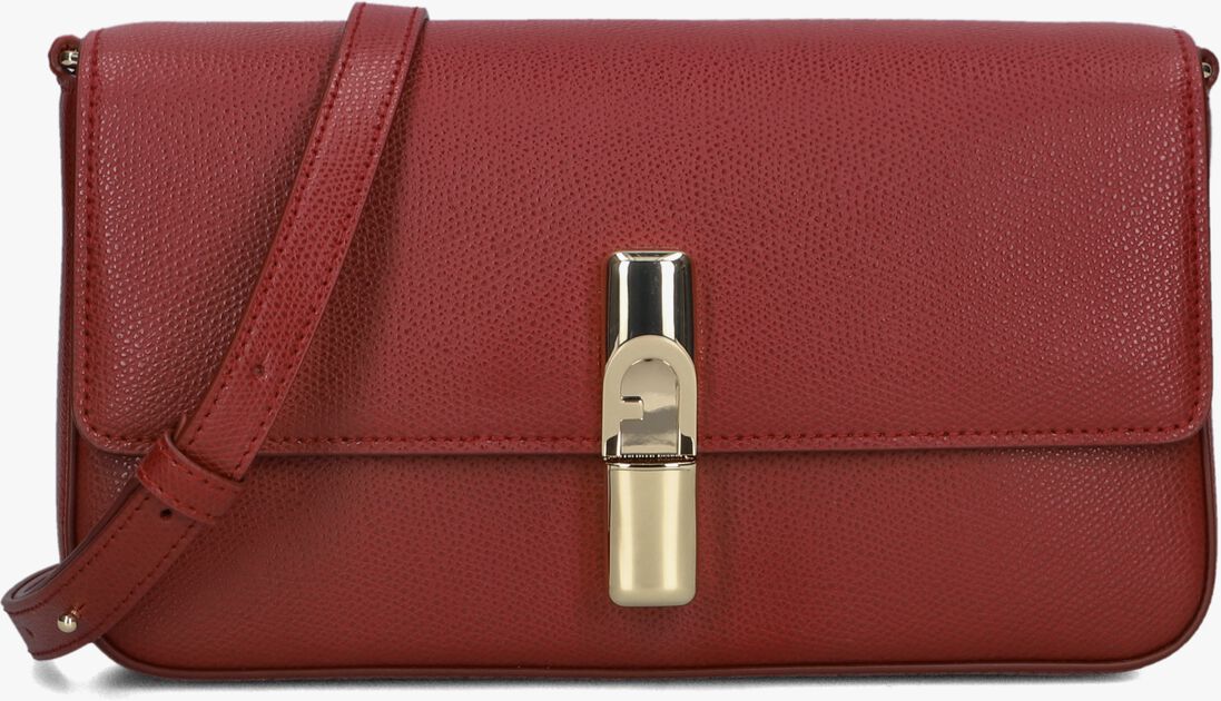 rode furla schoudertas iride s crossbody