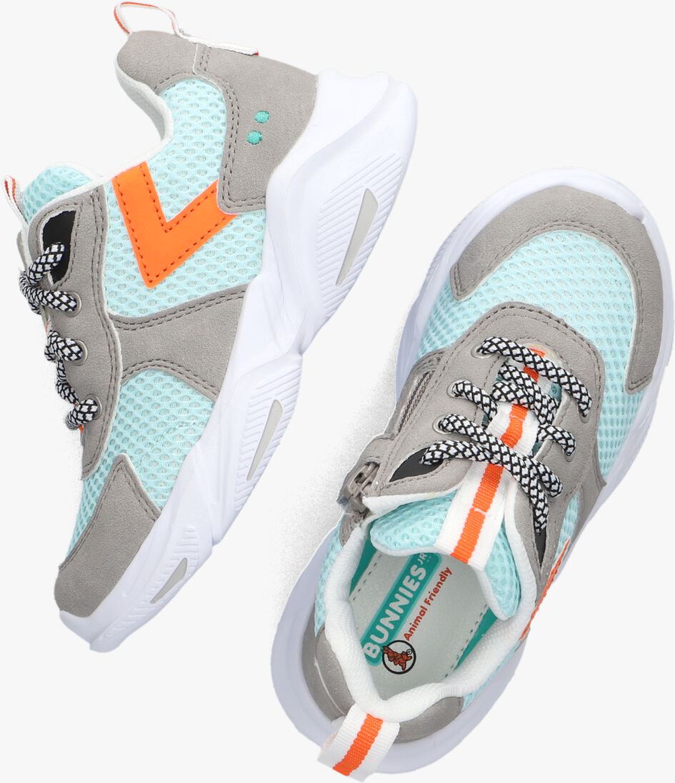 BUNNIESJR blauwe bunniesjr lage sneakers noa nopje