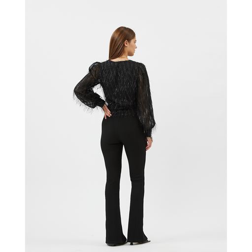 Moves Patti Langærmet Bluse, Sort, 34
