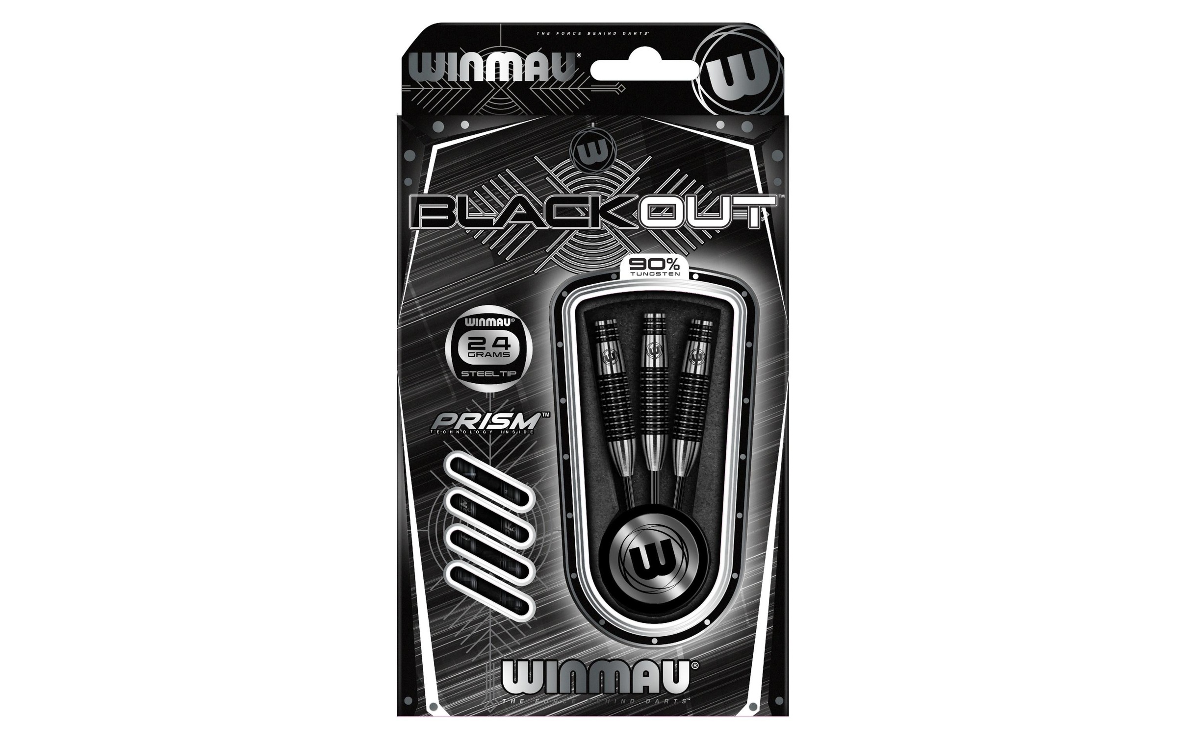 Winmau Dartpfeil »Steeldart Blackout 3 Stück«