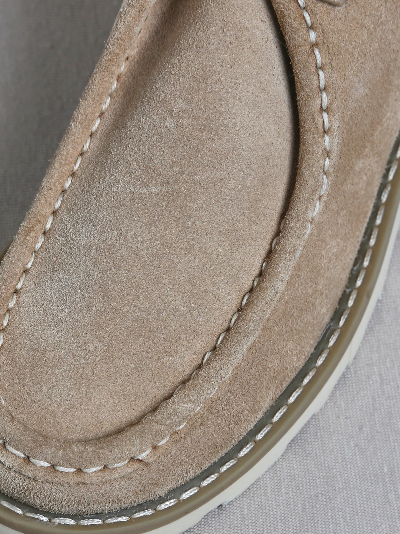 Derby Garçon en cuir velours