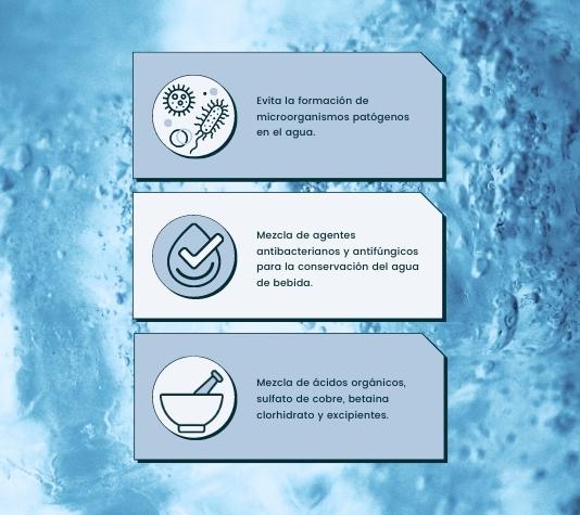 Hidropure - Mantém a água potável dos seus animais limpa - Recipientes para água sempre limpos - 1 L