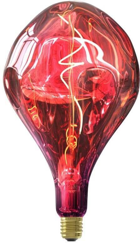 Calex - Organic Flamboyant Evo - Lamp - Deep Purple - E27 - Dimbaar