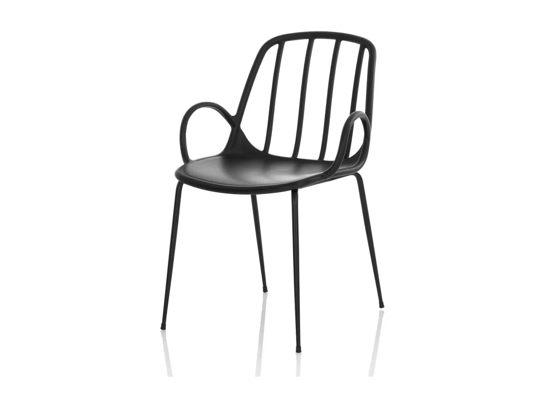 Set de 4 Chaises ROS noir