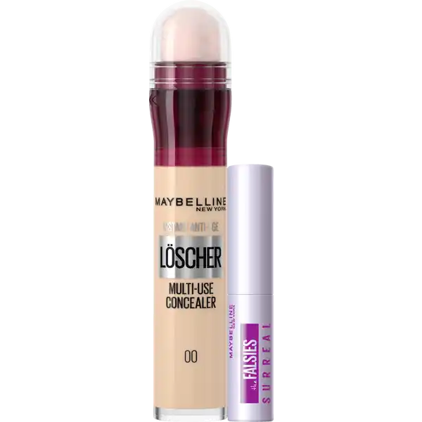 Make-up-Set: Instant Anti-Age Löscher Concealer 00 Ivory + Mini Falsies Surreal Extensions Mascara