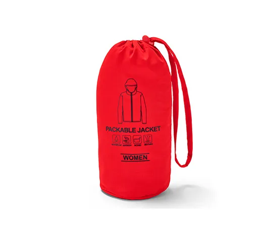 Leichte Funktionsjacke »pack me«, rotorange