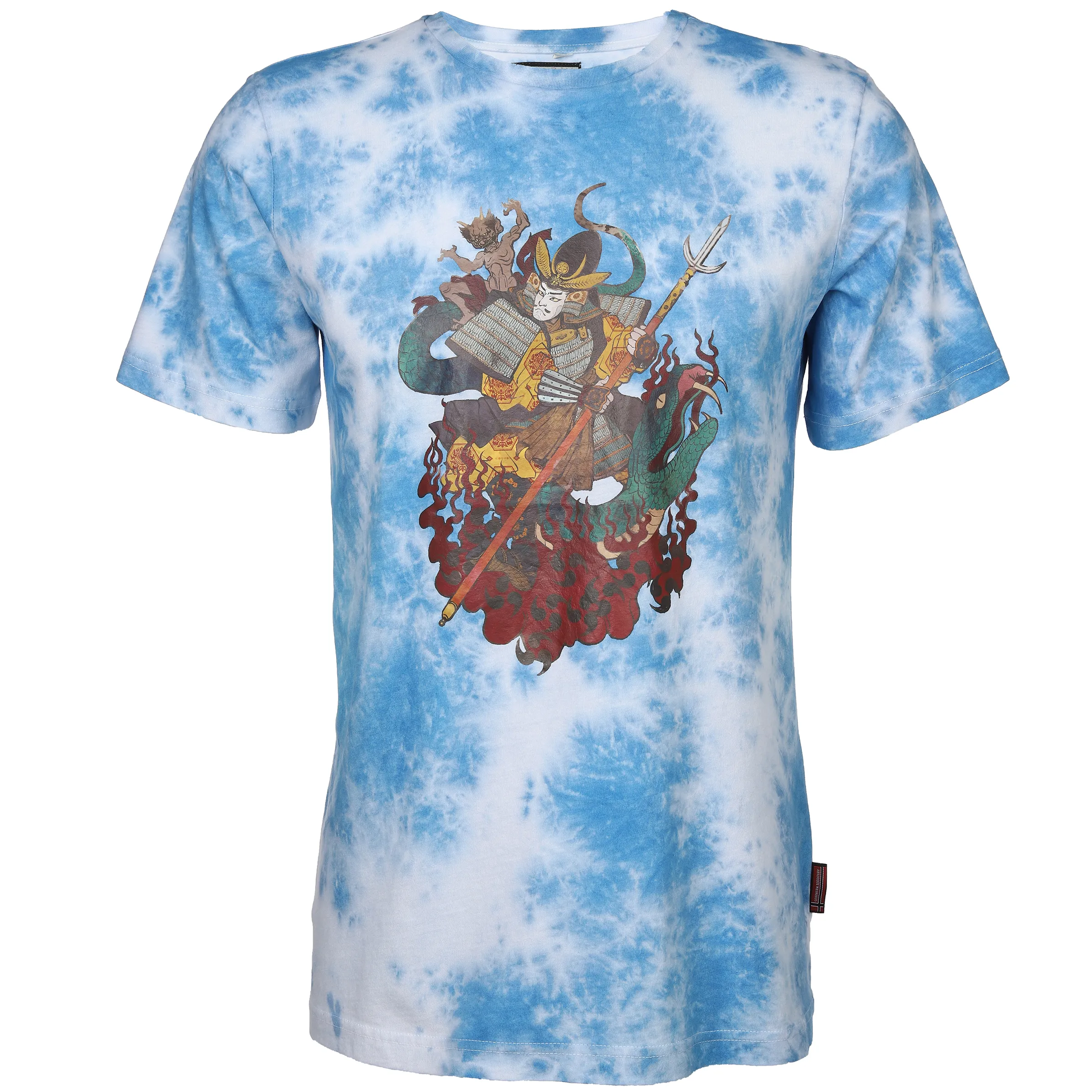 Herren Shirt im Batik Print mit coolem Motiv