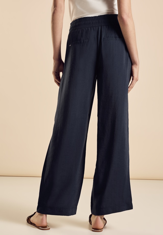 STREET ONE Stoffhose  Sommerhose mit Kordelzug