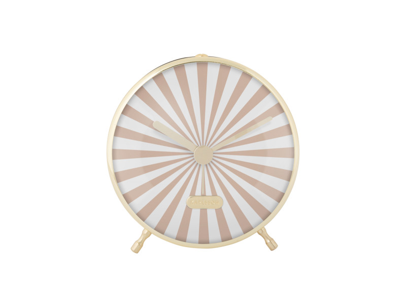 Alarm Clock Candy Swirl KA6008SB Soft brown & white