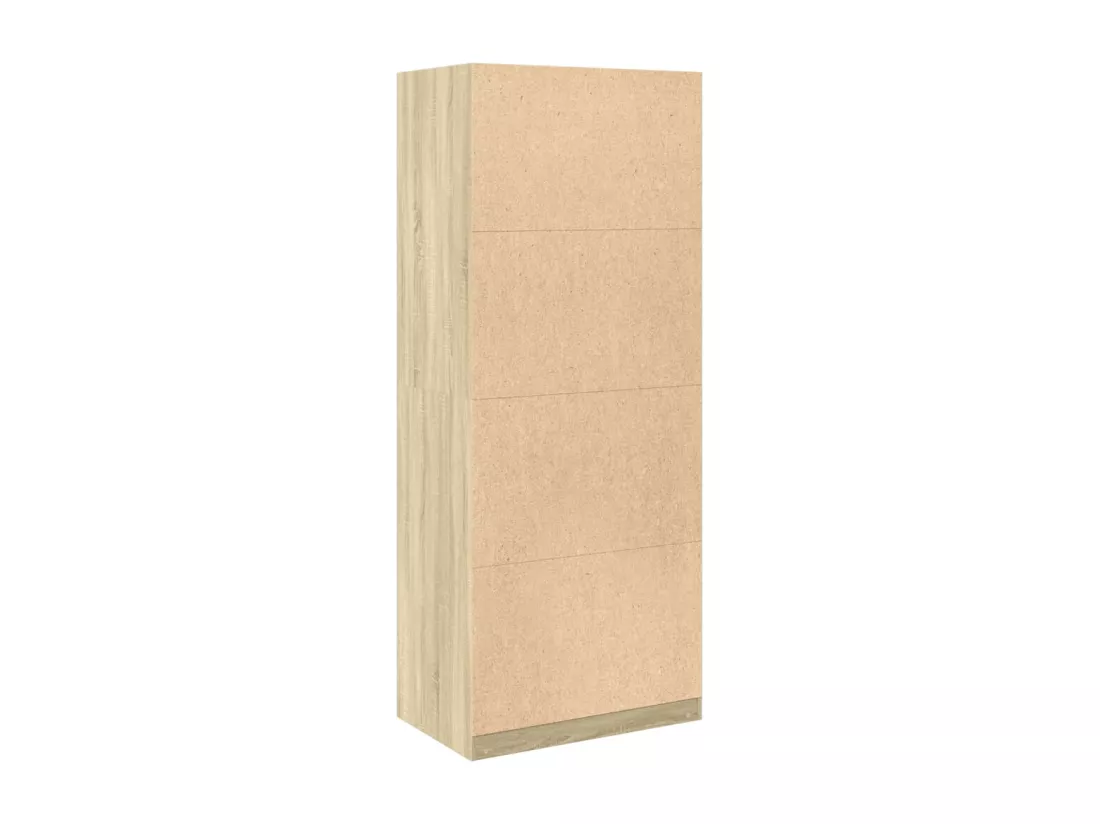 Garde-robe chêne sonoma 80x50x200 cm bois d'ingénierie