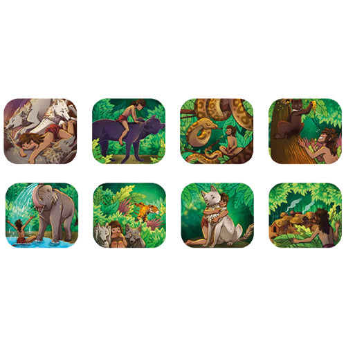Kidywolf discs voor projector zaklamp kidyslide - jungle book - 3st