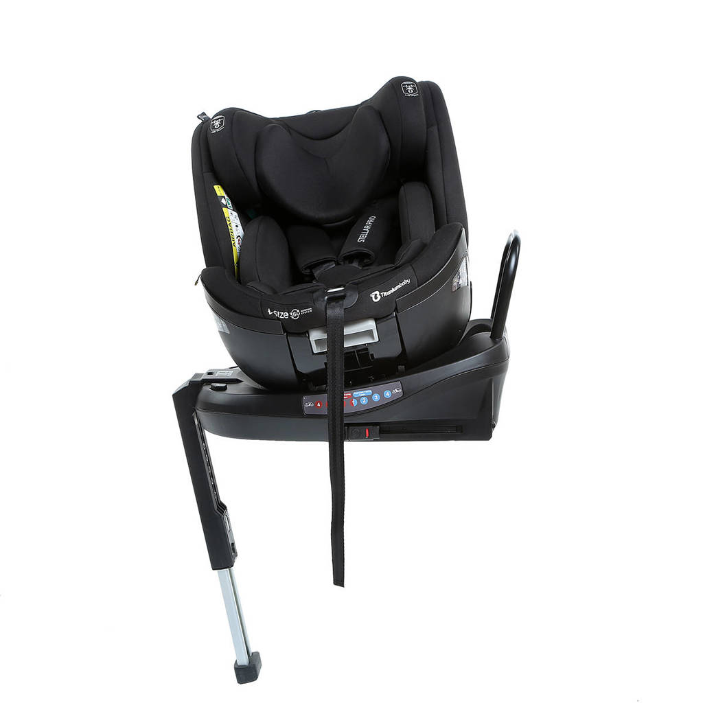 Top autostoel die vanaf de geboorte tot 12 jaar meegaatAutostoel Stellar Pro I-size Black