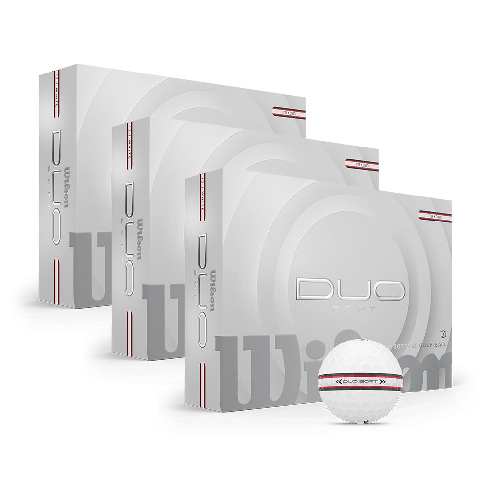 Duo Soft TRK360 Golfball Hvit 3 Dusin