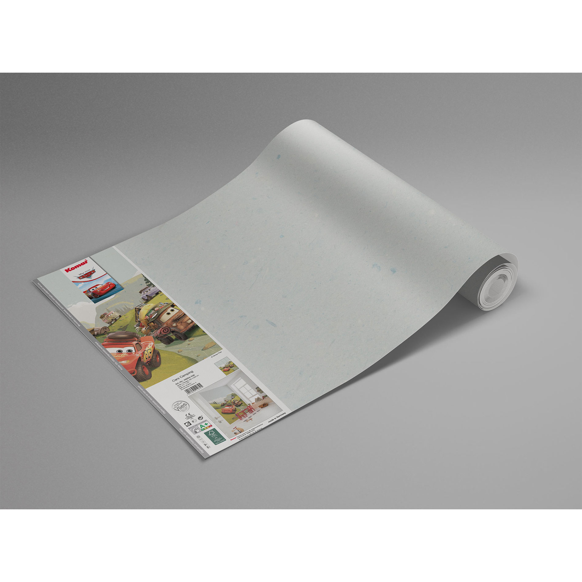 Vlies-Fototapete CARS CAMPING - bunt - 200x280 cm