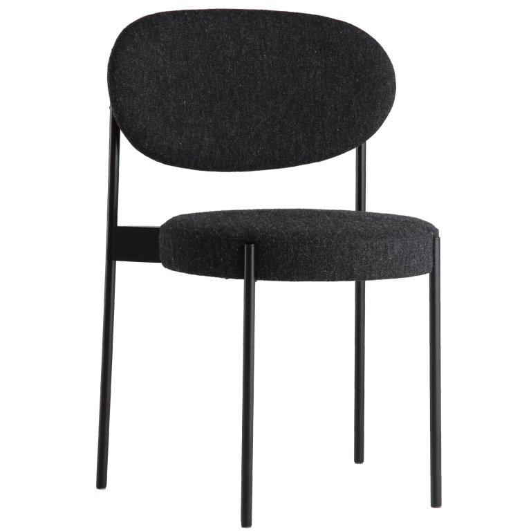 Verpan Series 430 eetkamerstoel zwart onderstel Hallingdal 180