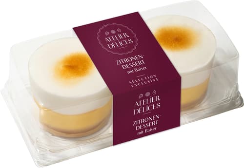 Atelier Délices Zitronendessert mit Baiser