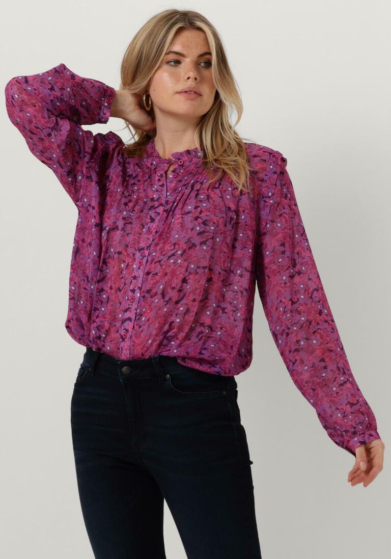 CIRCLE OF TRUST paarse circle of trust blouse mallory blouse
