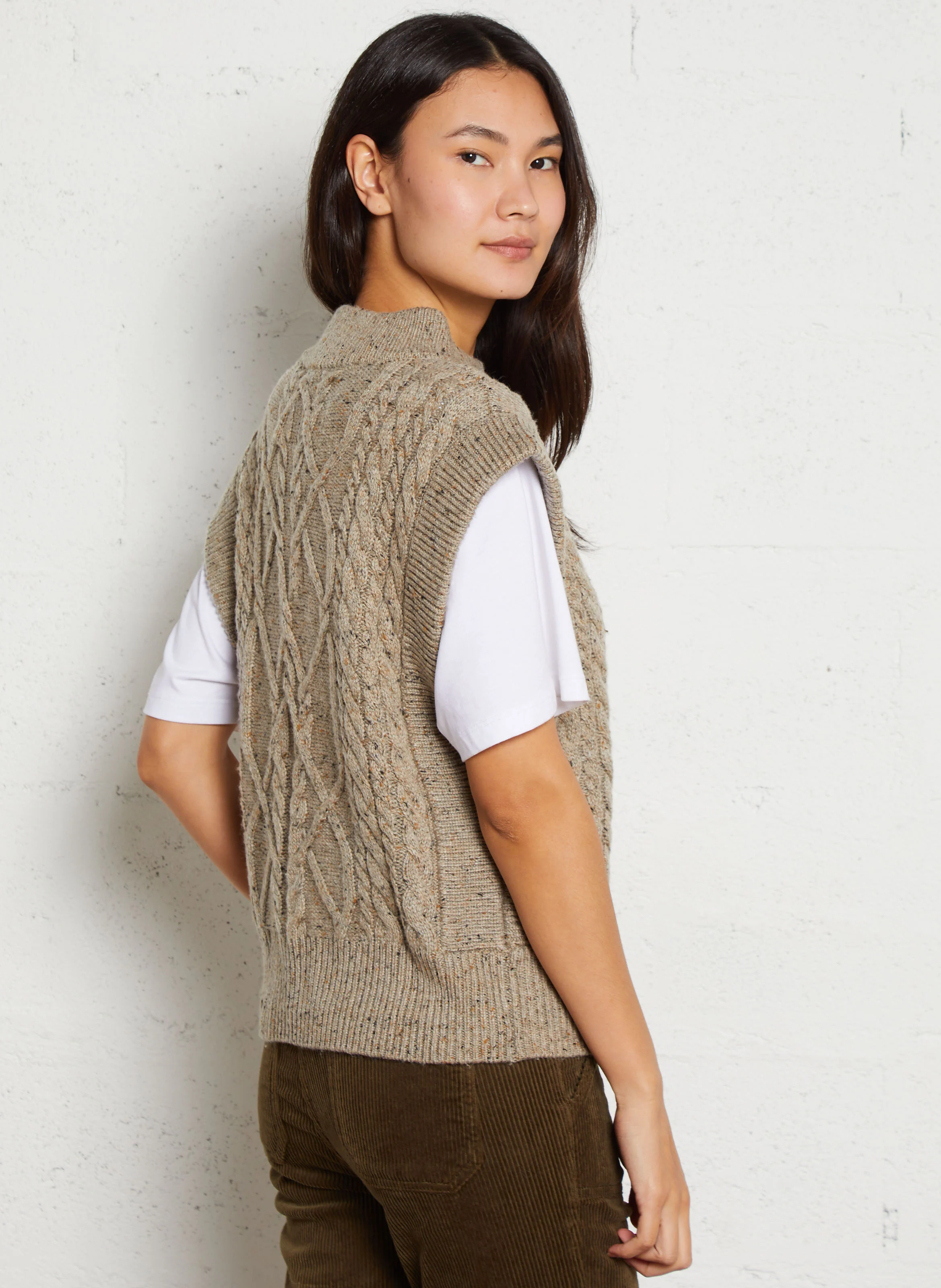 COFFEE - Pull sans manches| Gris