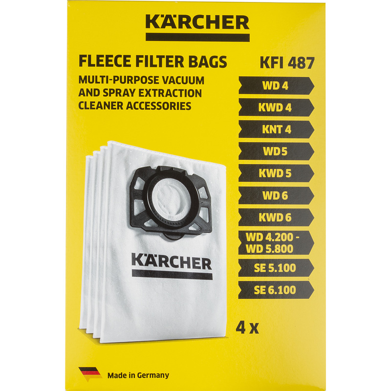 Kärcher stofzak Vliesfilter KFI 487