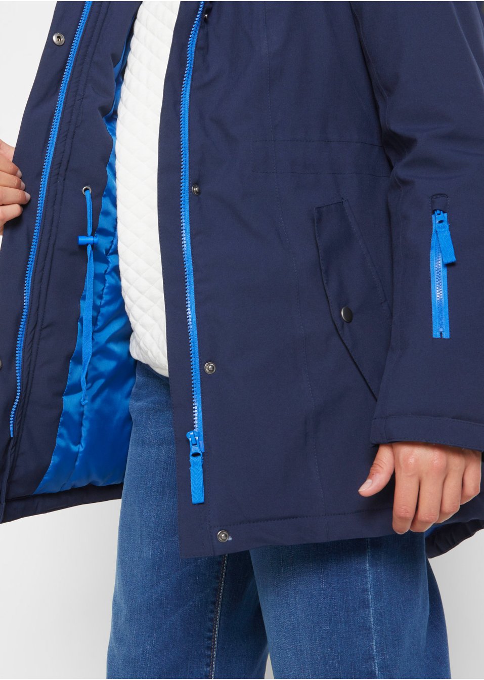 Parka fonctionnelle avec capuche en polyester recyclé