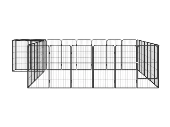 Parc pour chien 30 noire 400 x 350 x 100 cm 02_0043627