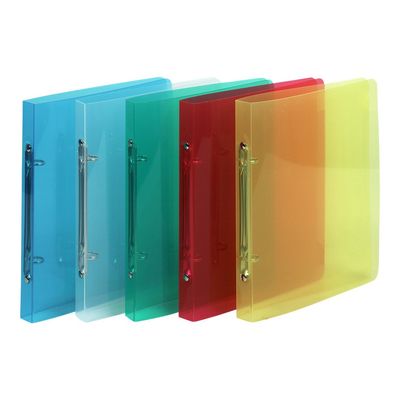 Exacompta Crystal - Classeur souple à anneaux - Dos 20 mm - 17 x 22 cm - disponible dans différentes couleurs