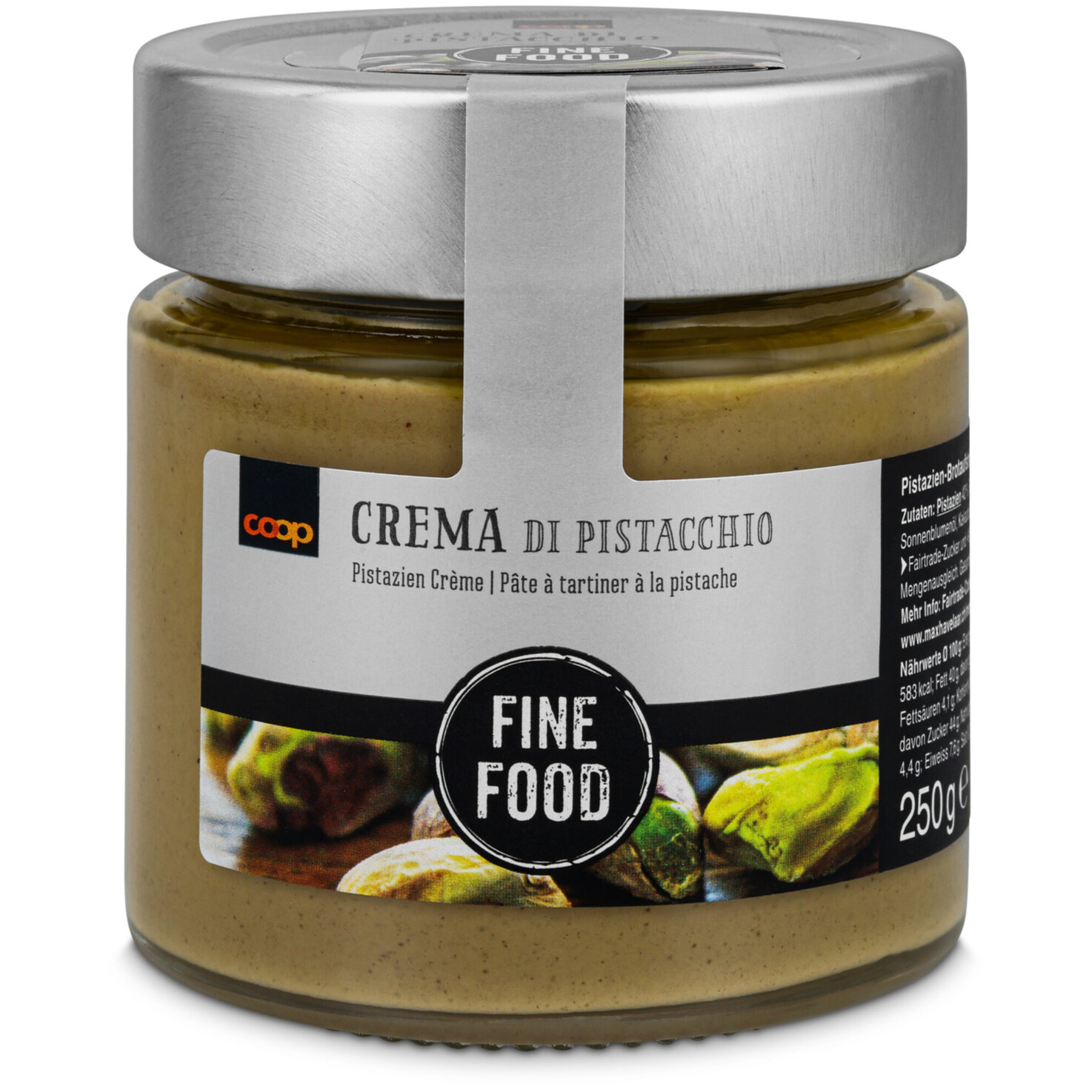 Fine Food Fairtrade Pistazien Crème