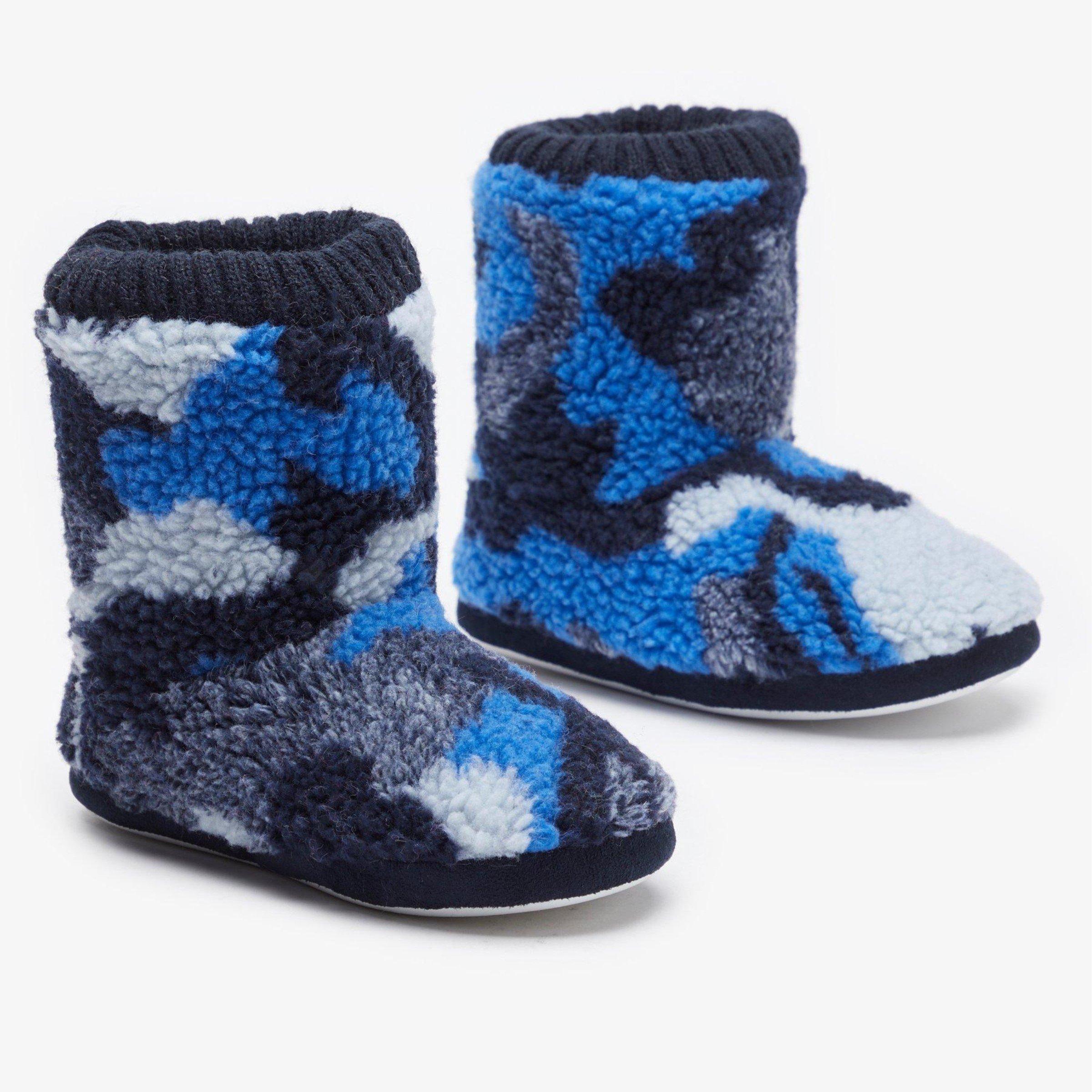 Be You Junior Boys Camo Slipper Boot