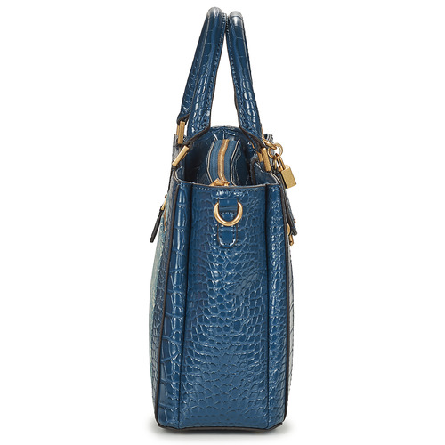 Guess - G JAMES LOGO SATCHEL - Bleu