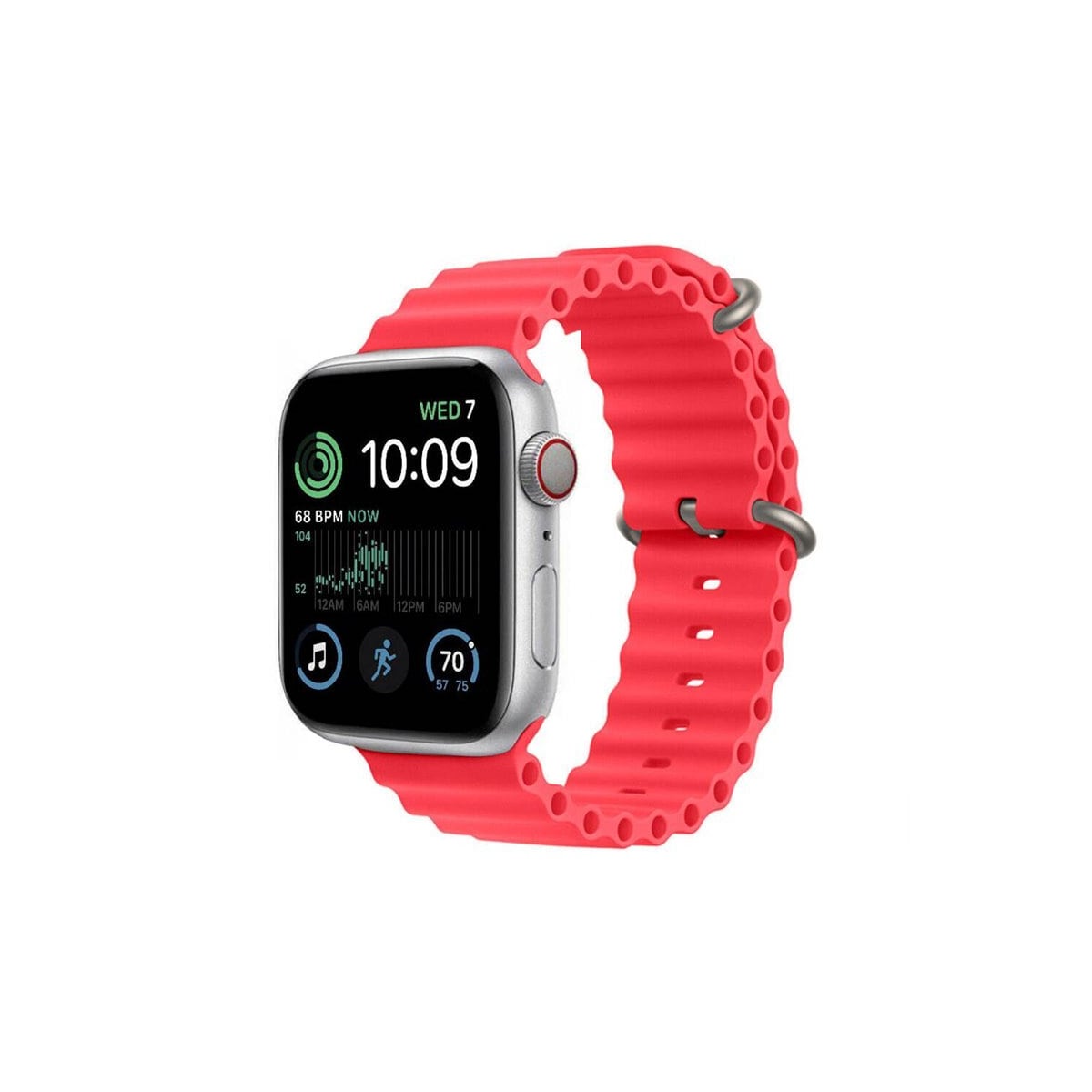 RIB Sport Armbånd Apple Watch SE 2022 (40mm) - Rød