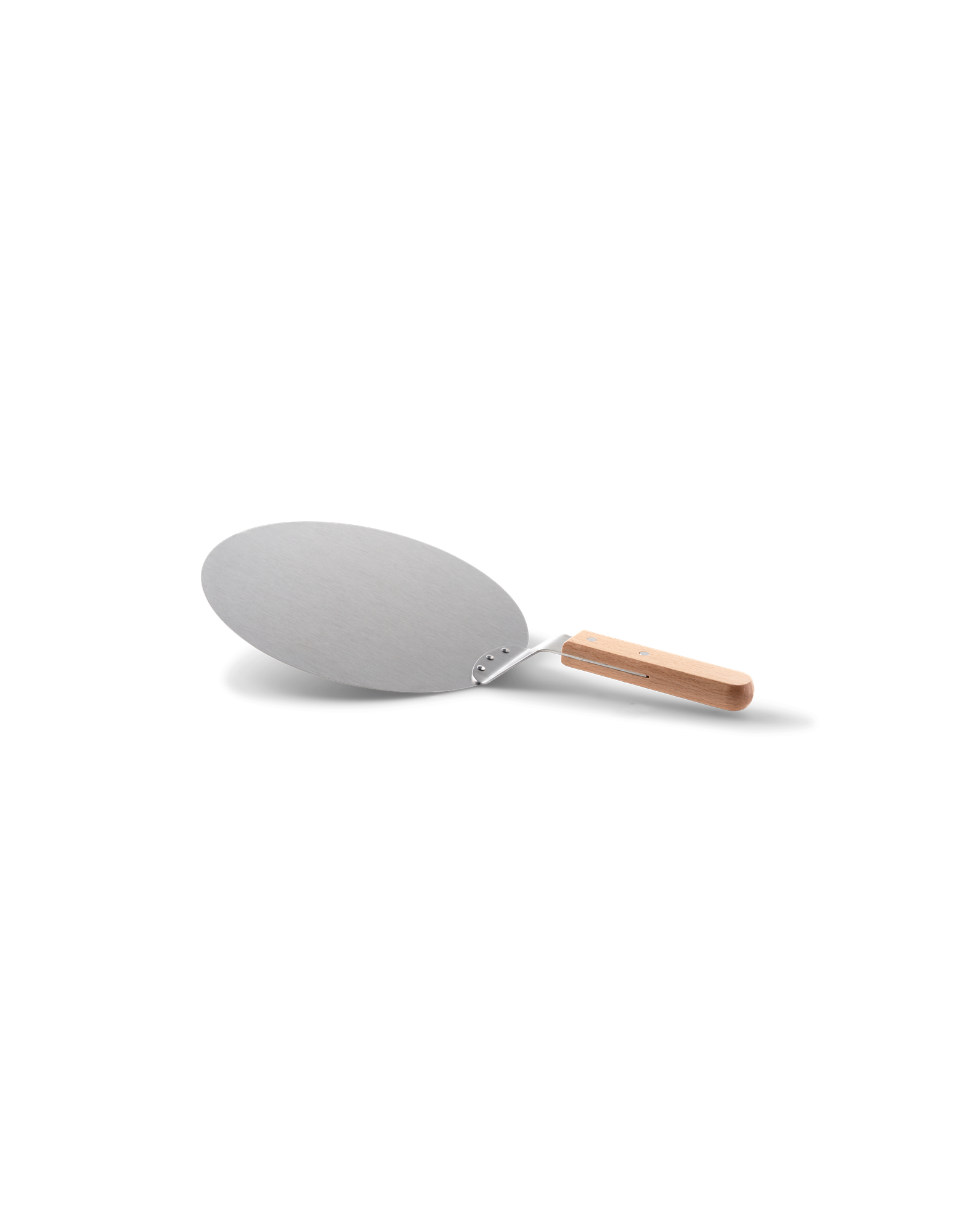 Pizzaspade | Rustfrit stål/bøgetræ. 25,5 cm. | Silver Grey