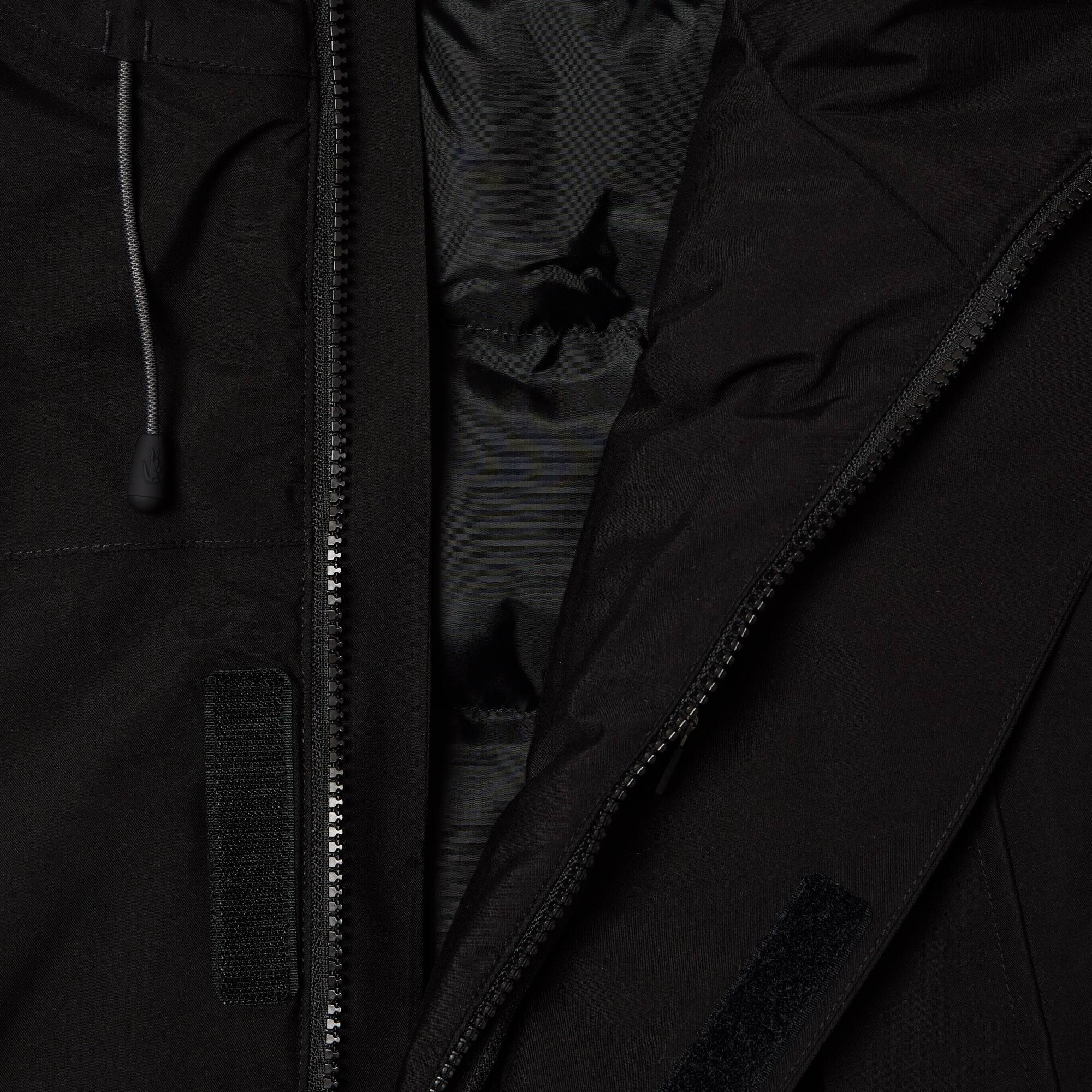 Colourblock-Kapuzen-Parka mit verschiedenen Taschen Jacken & Mäntel - Schwarz - Lacoste - Herren