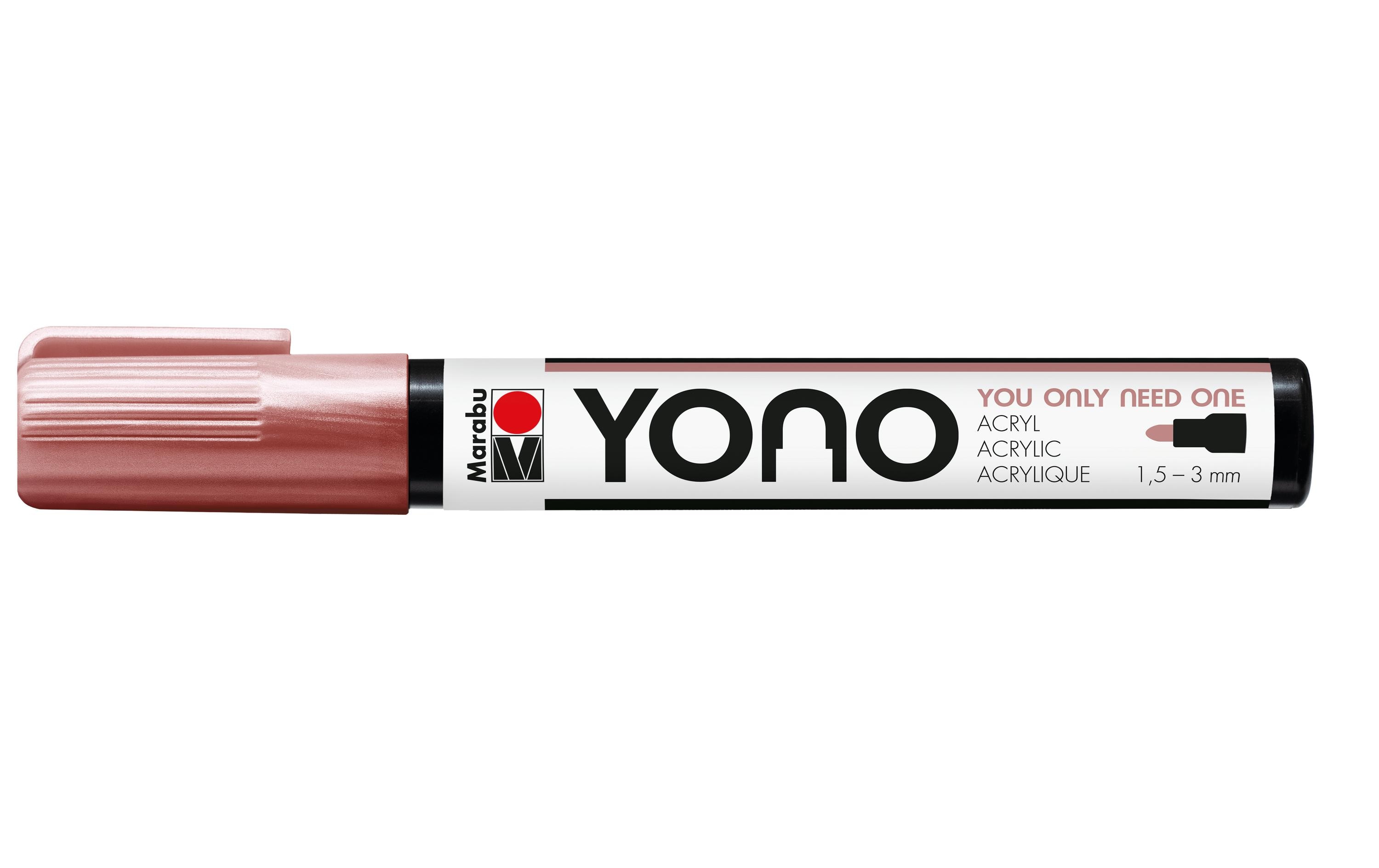 Acrylmarker YONO 1.5 - 3 mm Rosé-GoldAcrylstift für alle Fälle